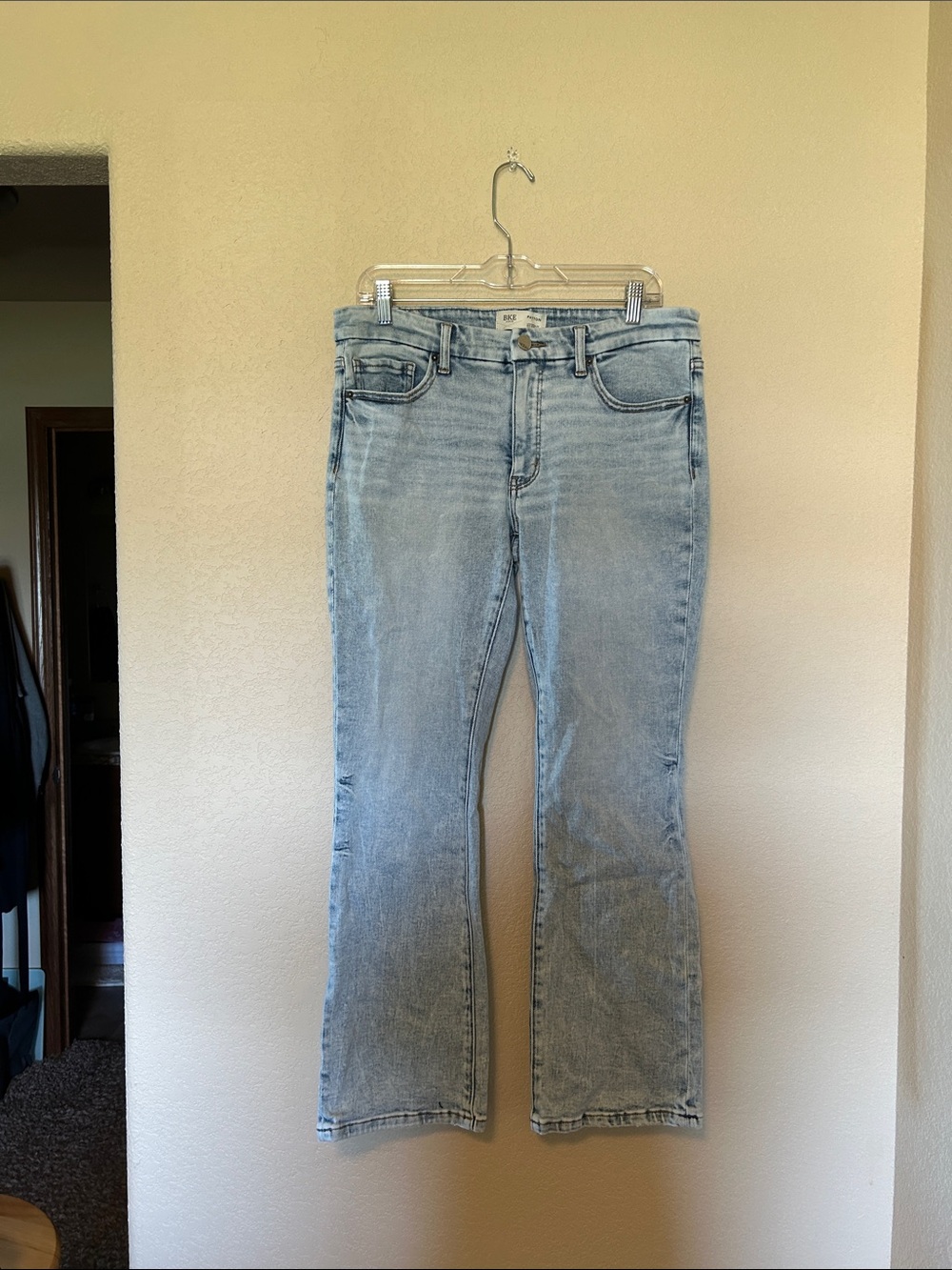 BKE Light Wash Blue Boot Cut Jeans